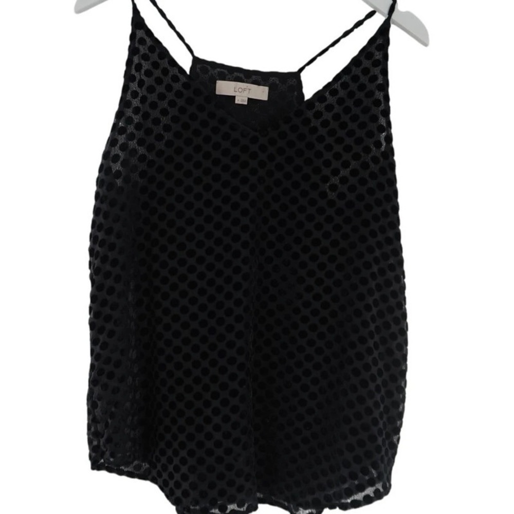 LOFT Black Camisole Top Elegant and Timeless